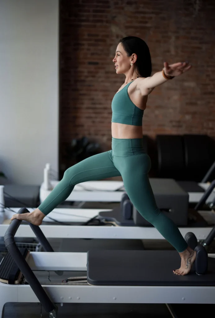 Maryna Kaydanova teaches reformer Pilates at BK Pilates NYC