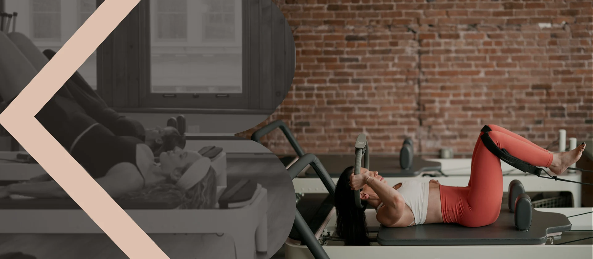 BK Pilates NoMad studio with reformer Pilates equipment and an instructor leading a class